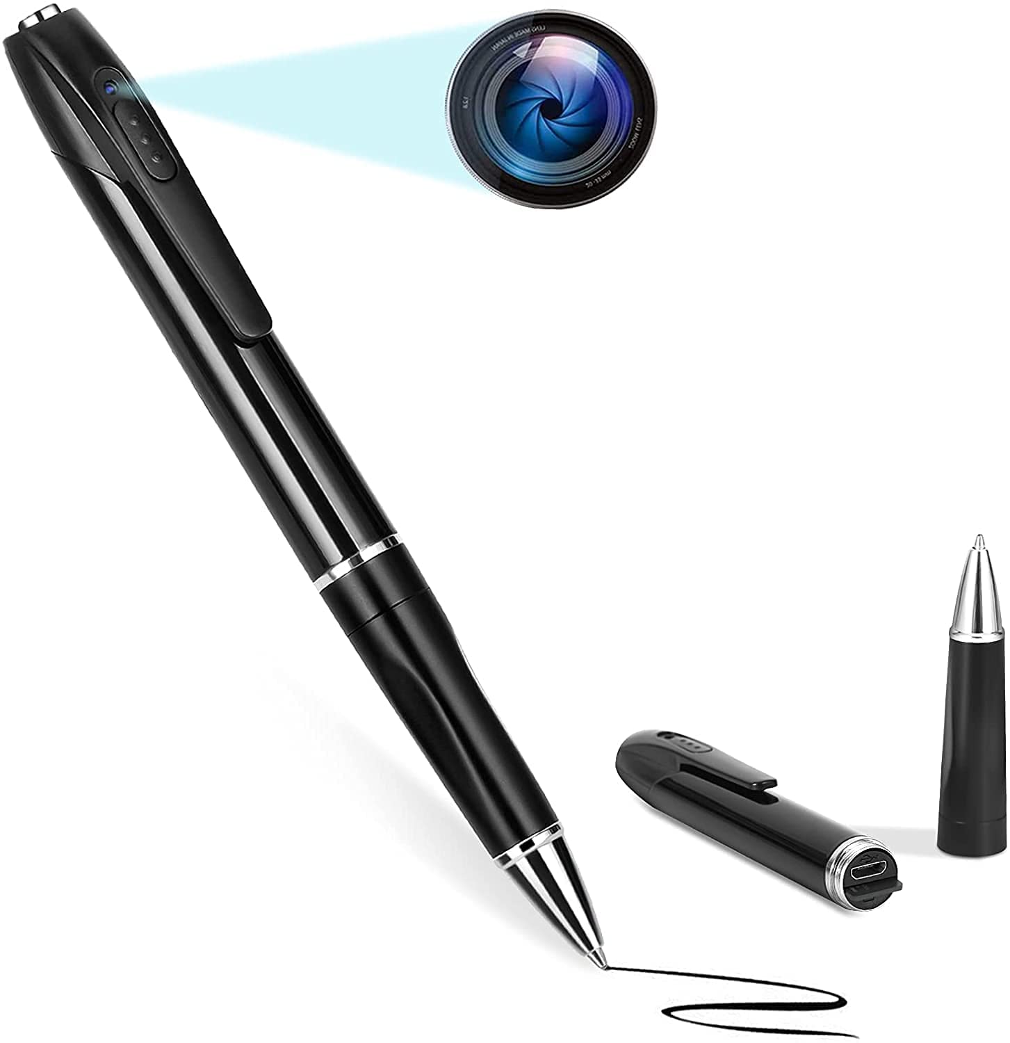 IMG-1-20 V8 hd 1080p spy pen camera V8 hd 1080p spy pen camera - Image 1