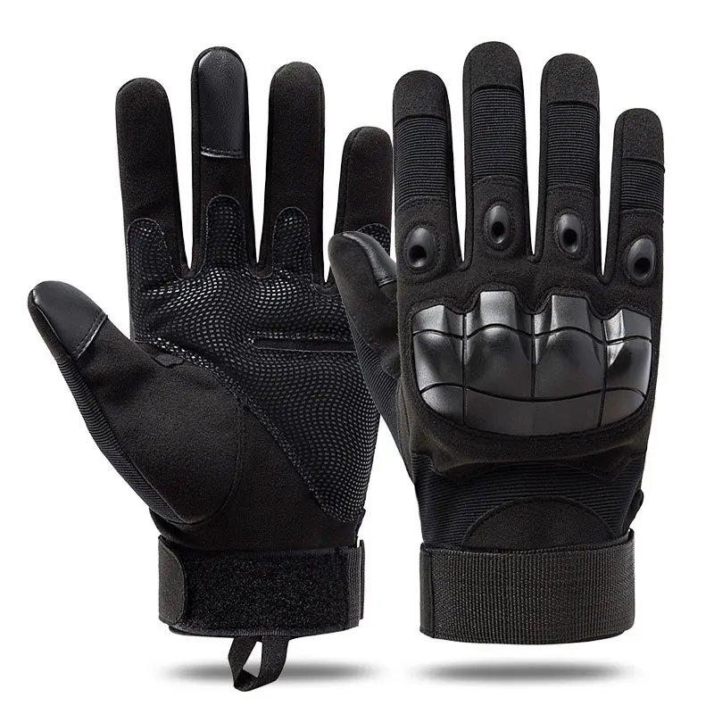 black-glops Tactical Military Fitness Touch Gloves Black - Image 1